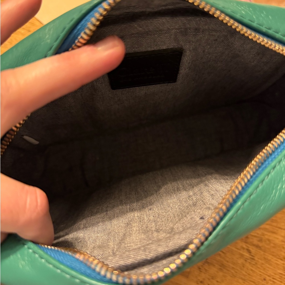 Clare V. Green Quilted Chanel Leather Midi Sac - Picture 10 of 11